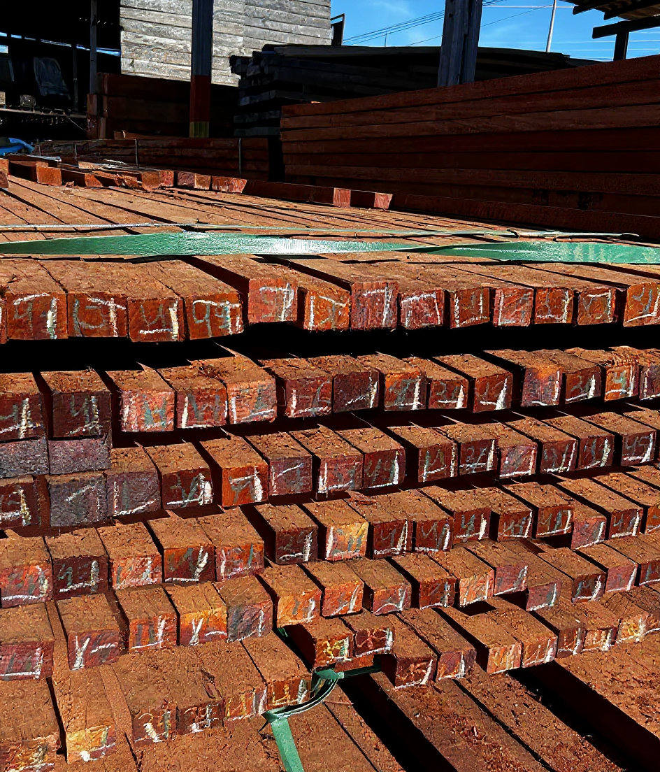 Caibros de Angelim Vermelho