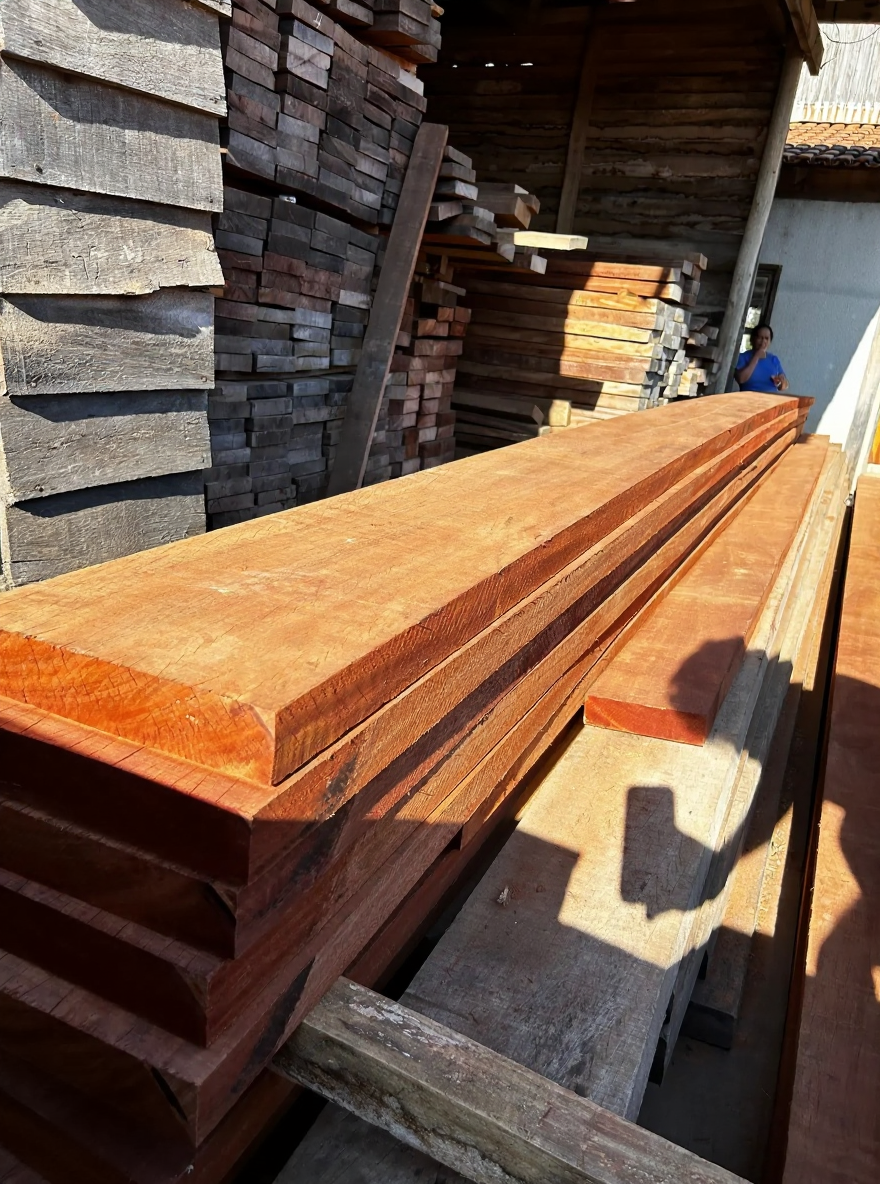 Prancha de Angelim Vermelho